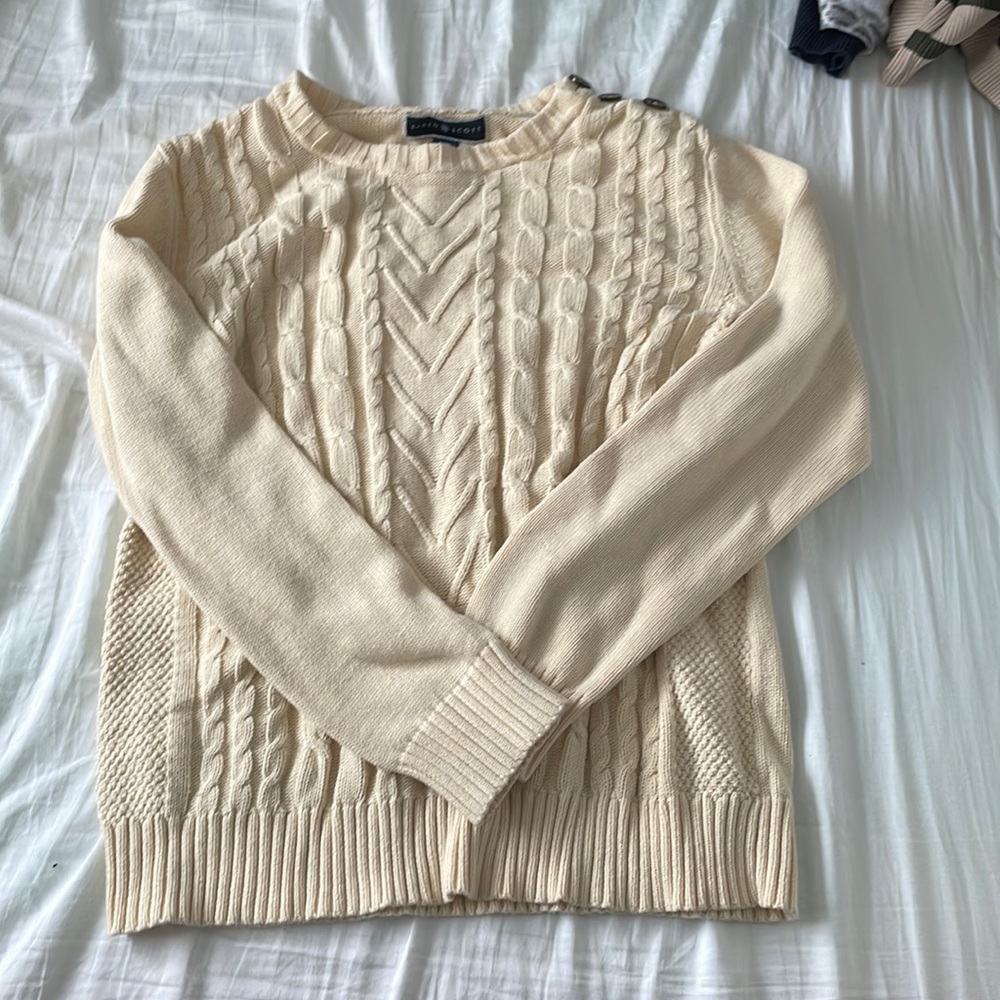 Cream colored sweater